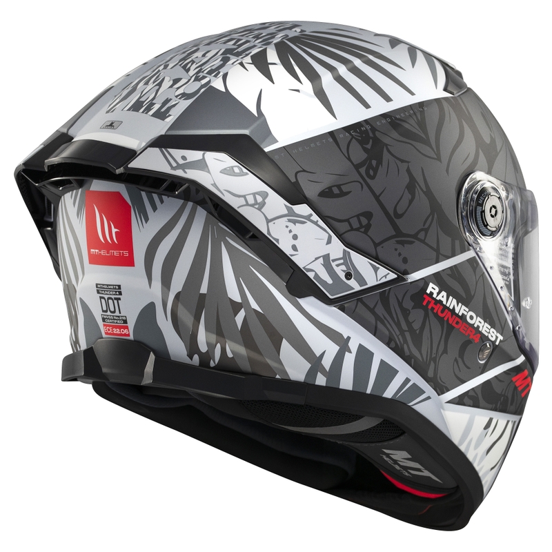 Integralhelm MT Thunder 4 SV Rainforest schwarz-weiß