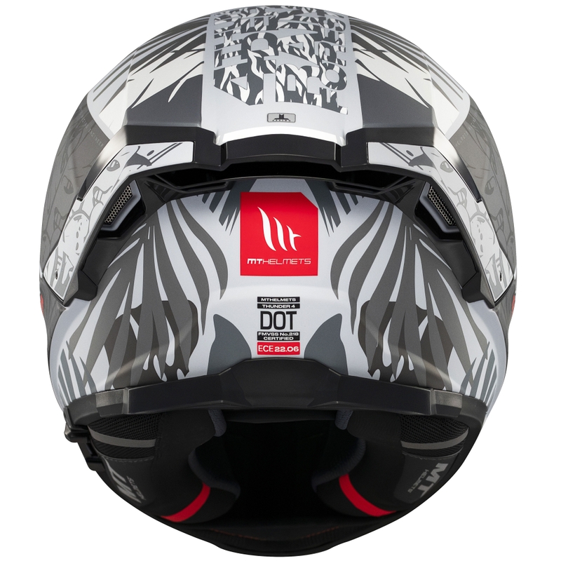 Integralhelm MT Thunder 4 SV Rainforest schwarz-weiß