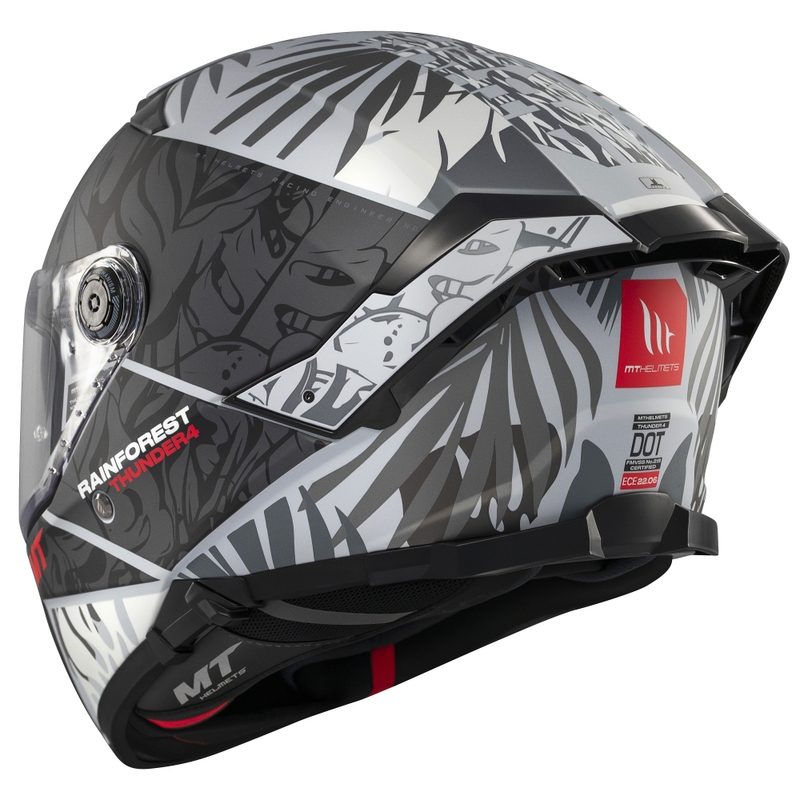 Integralhelm MT Thunder 4 SV Rainforest schwarz-weiß