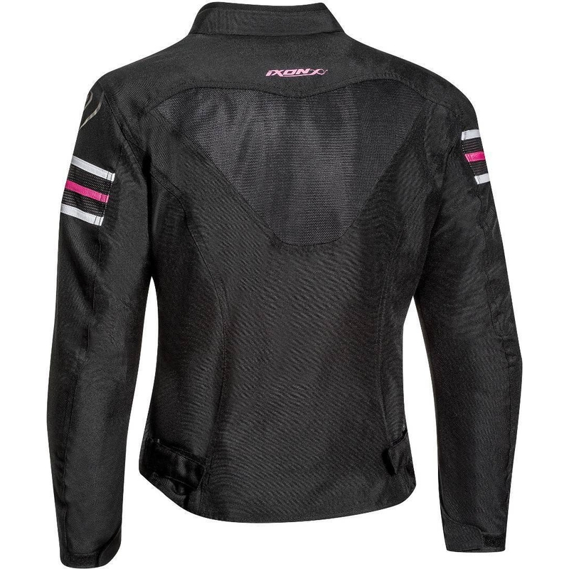 Damen Motorradjacke IXON Ilana schwarz und rosa Ausverkauf