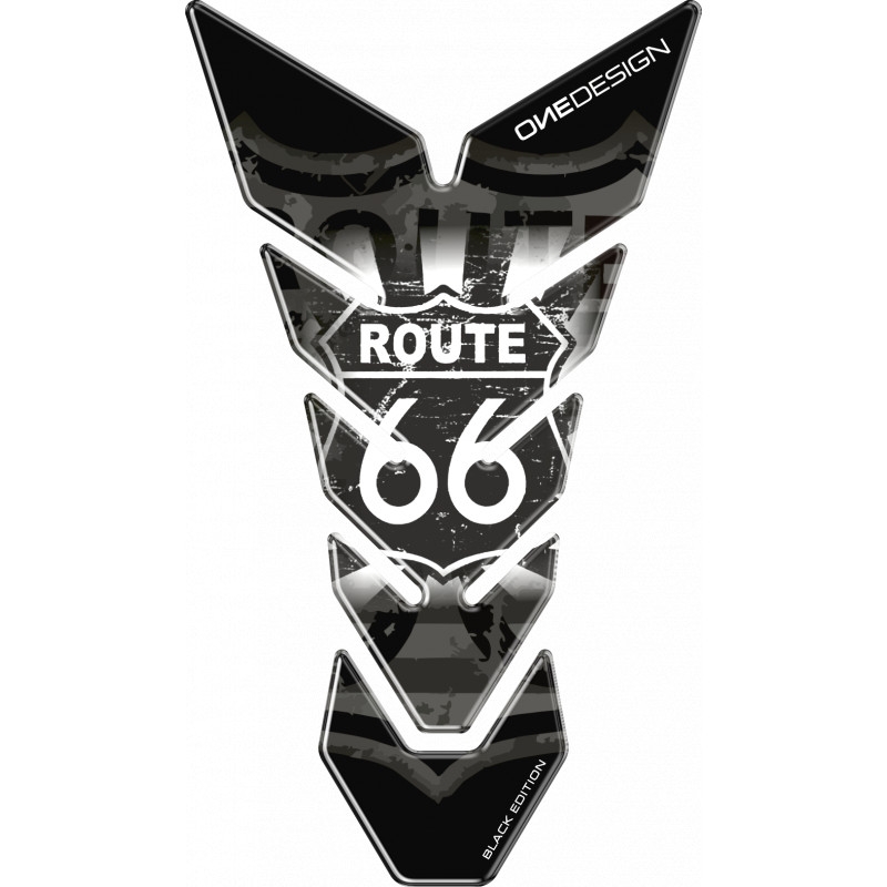 Tankaufkleber Print Black Edition - Route 66