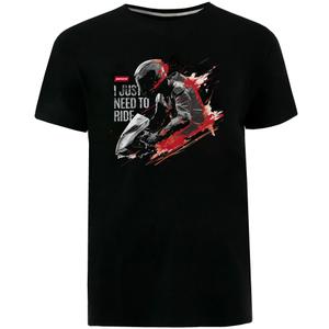 Motozem T-Shirt Ich muss nur fahren schwarz