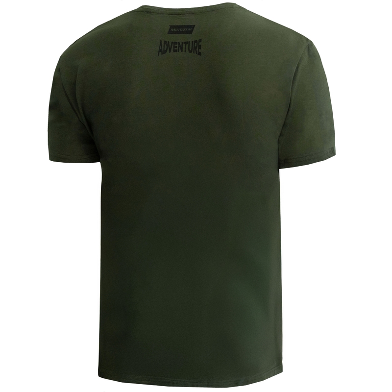 T-Shirt Motozem Adventure grün