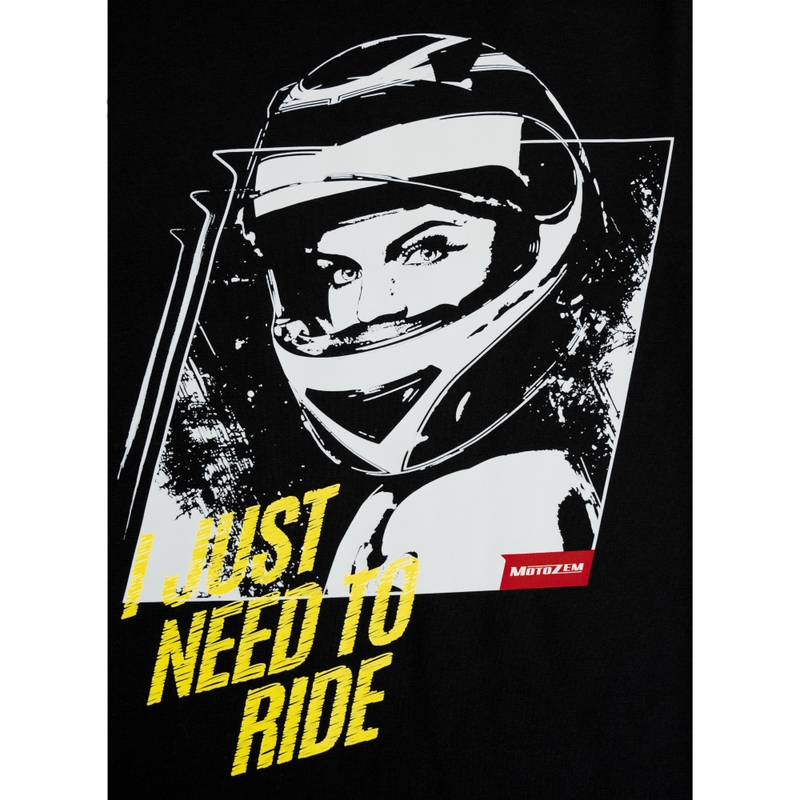 MotoZem Girl T-Shirt für Damen schwarz