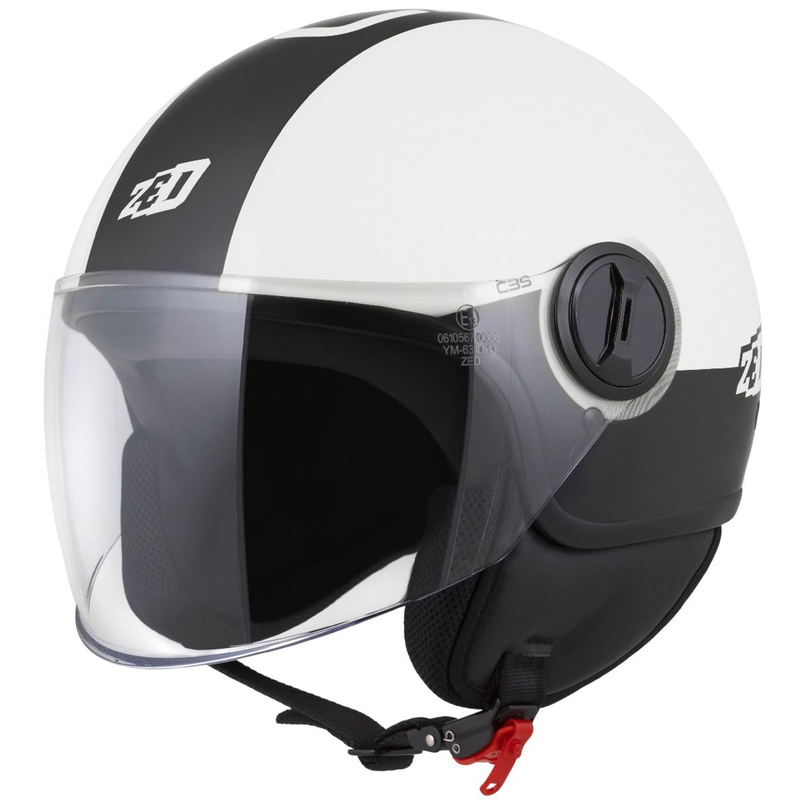 Jethelm ZED C35 weiß-schwarz