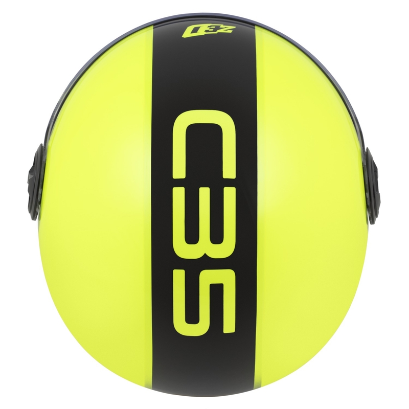 Jethelm ZED C35 neongelb-schwarz