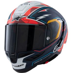Alpinestars Supertech R-10 Limited Edition Pedro Acosta Integralhelm Matt Blau-Rot-Weiß