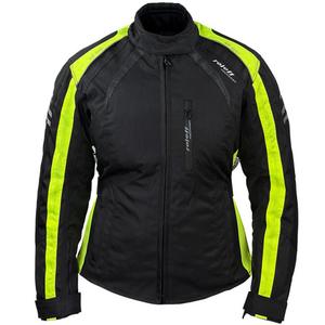 Damen Motorradjacke Roleff Venedig schwarz-fluogelb