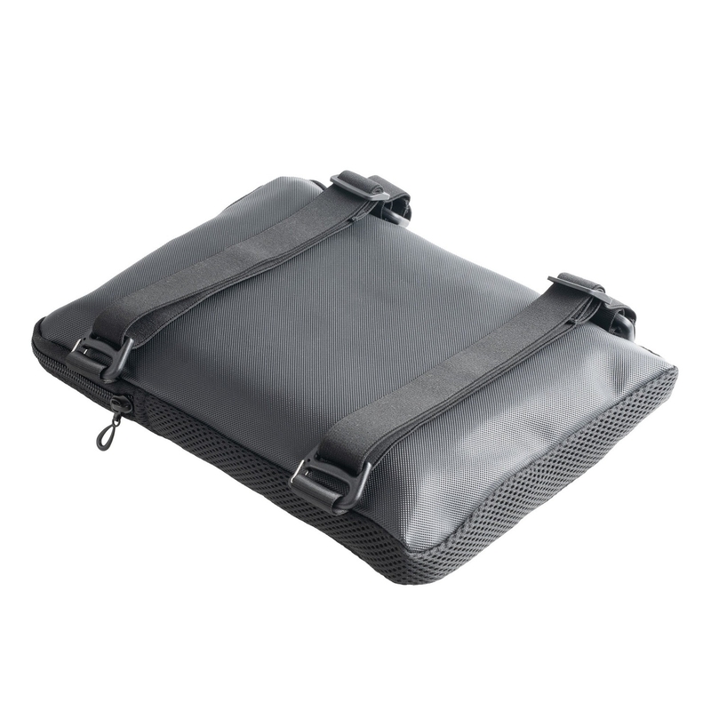 Oxford Air Seat Soziussitz und schwarzes aufblasbares Enduro-Pad über dem Beifahrersitz