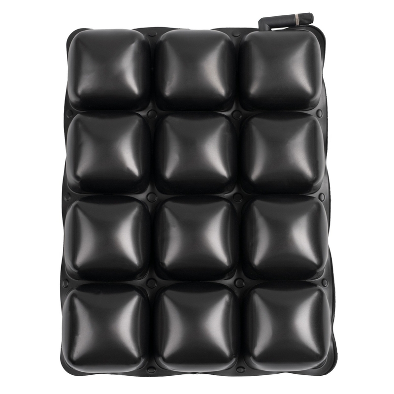 Oxford Air Seat Soziussitz und schwarzes aufblasbares Enduro-Pad über dem Beifahrersitz