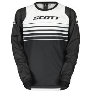 SCOTT EVO Swap Kinder Motocross Jersey Schwarz-Weiß