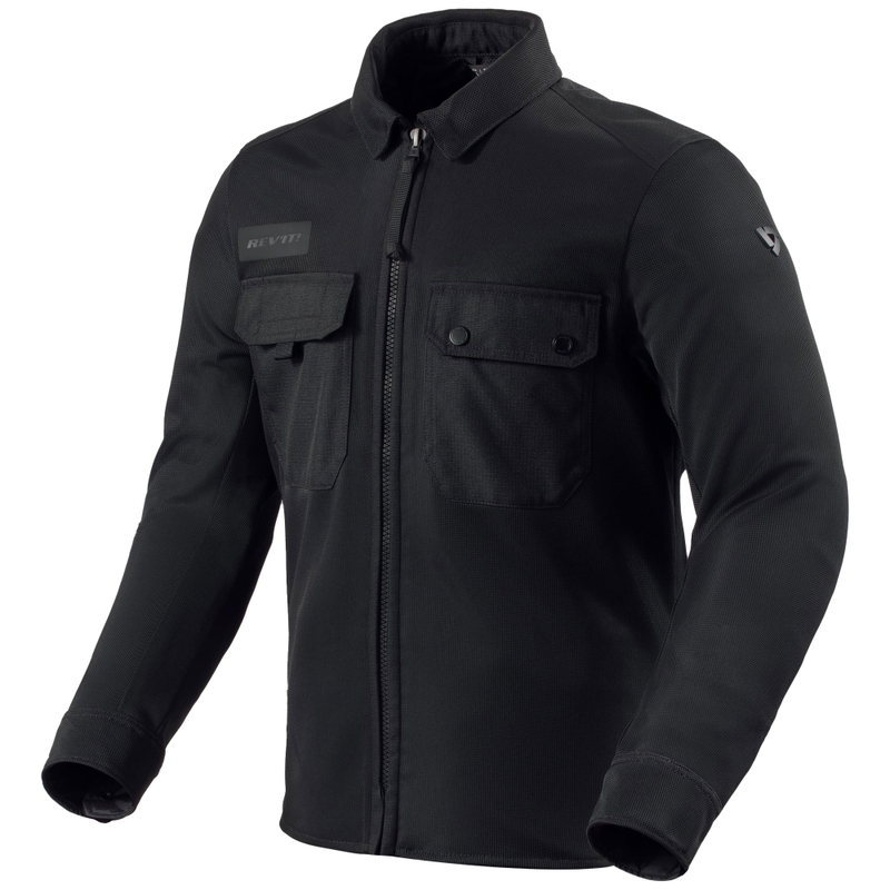 Revit Tracer Air 3 Motorradhemd Schwarz