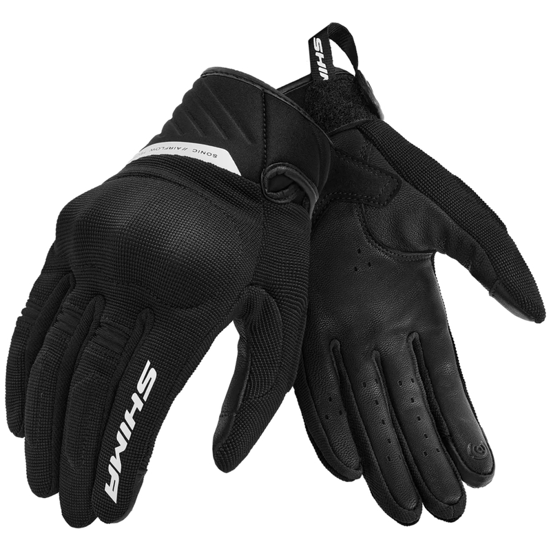 Shima Sonic Motorradhandschuhe schwarz-weiß