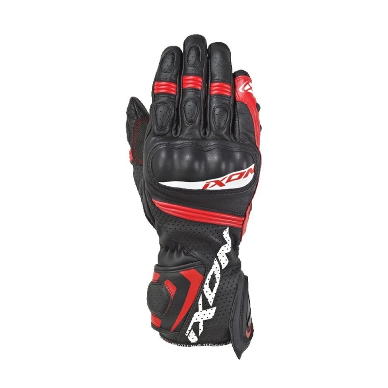 Herrenhandschuhe IXON RS Tempo AIR schwarz-rot Ausverkauf