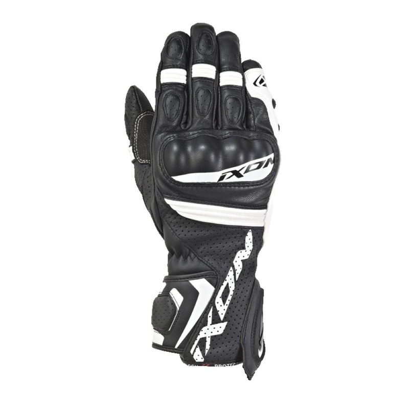 Herrenhandschuhe IXON RS Tempo AIR schwarz und weiß Ausverkauf