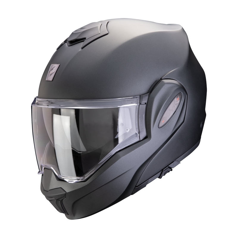 Klapphelm Scorpion EXO-TECH EVO PRO SOLID pearl mattschwarz - II. Qualität