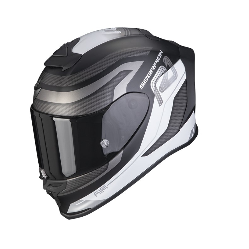 Integralhelm Motorrad SCORPION EXO-R1 EVO AIR VATIS schwarz-weiß - II. Qualität