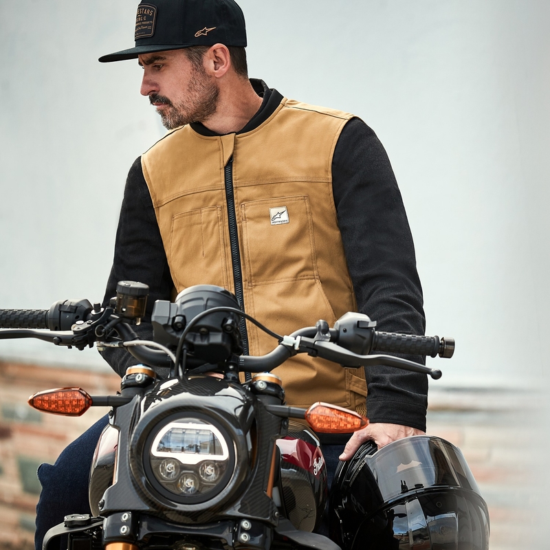 Alpinestars Tech-Air®3 V2 Canvas-System Airbagweste beige