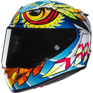 Integralhelm Motorrad HJC RPHA 12 Spasso MC3H blau-gelb-rot