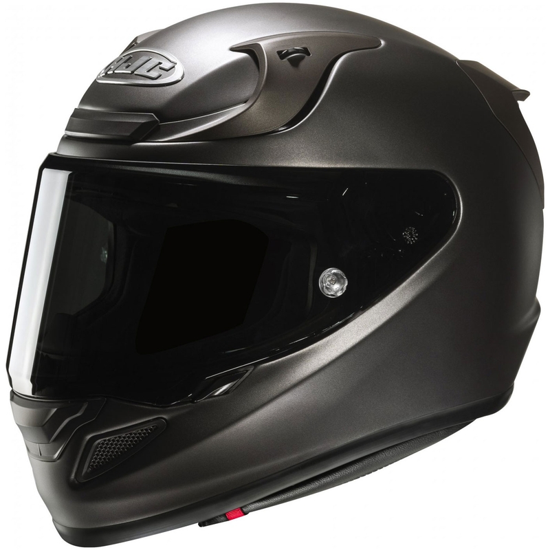 HJC RPHA 12 Solid halbflacher Integralhelm Motorrad Titan
