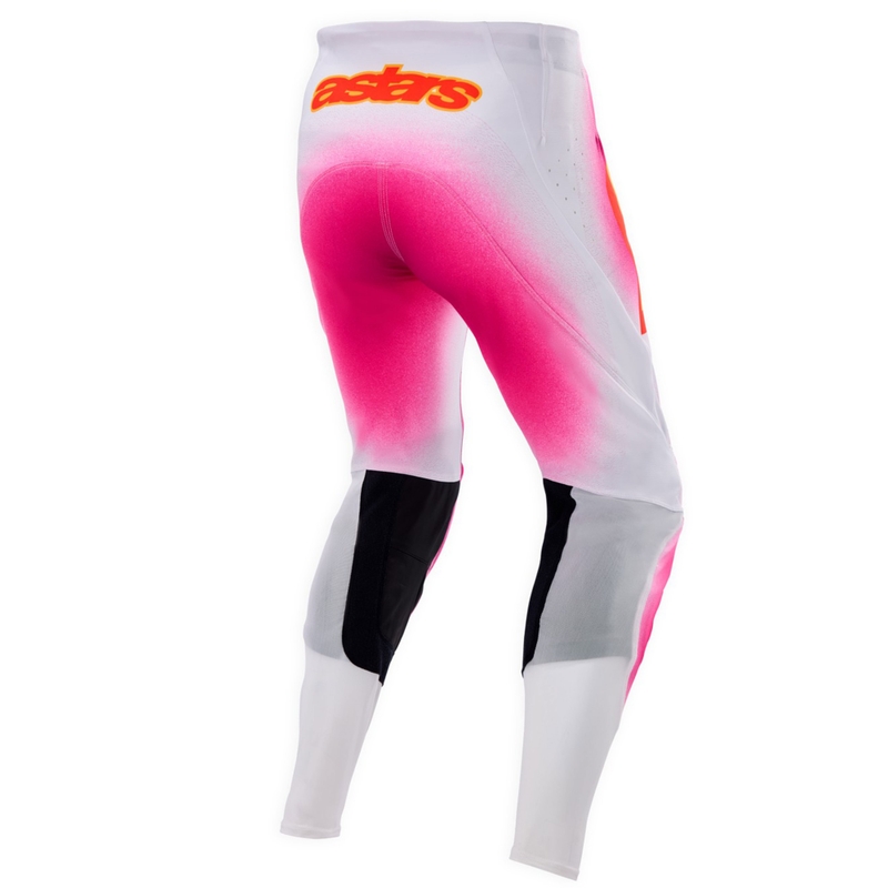 Crosshose Alpinestars Supertech Limited Edition MIG Fluo Rosa-Weiß-Orange