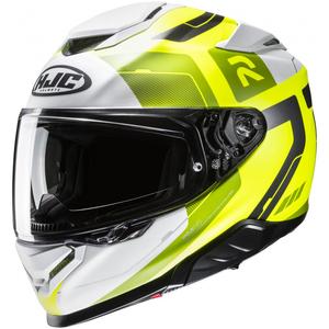 Integralhelm Motorrad HJC RPHA 71 Cozad MC3HSF grau-schwarz-fluogelb