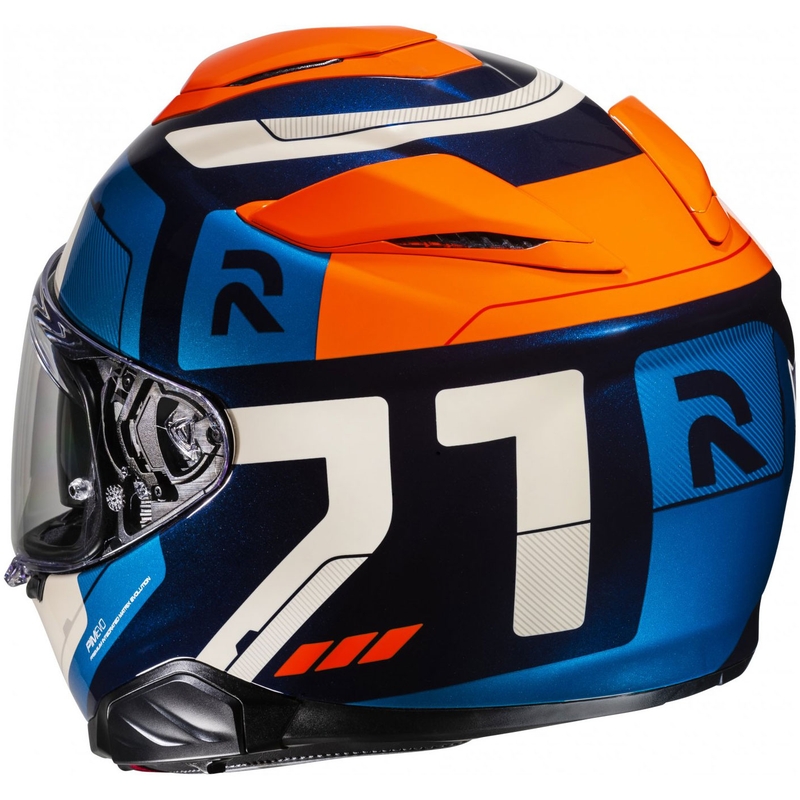 HJC RPHA 71 Cozad MC27 Integralhelm Motorrad blau-orange-beige