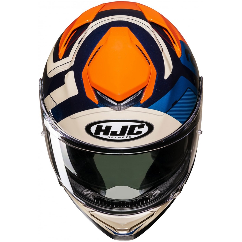 HJC RPHA 71 Cozad MC27 Integralhelm Motorrad blau-orange-beige
