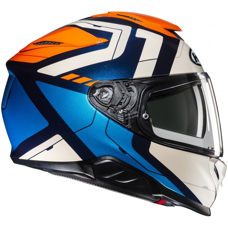 HJC RPHA 71 Cozad MC27 Integralhelm Motorrad blau-orange-beige