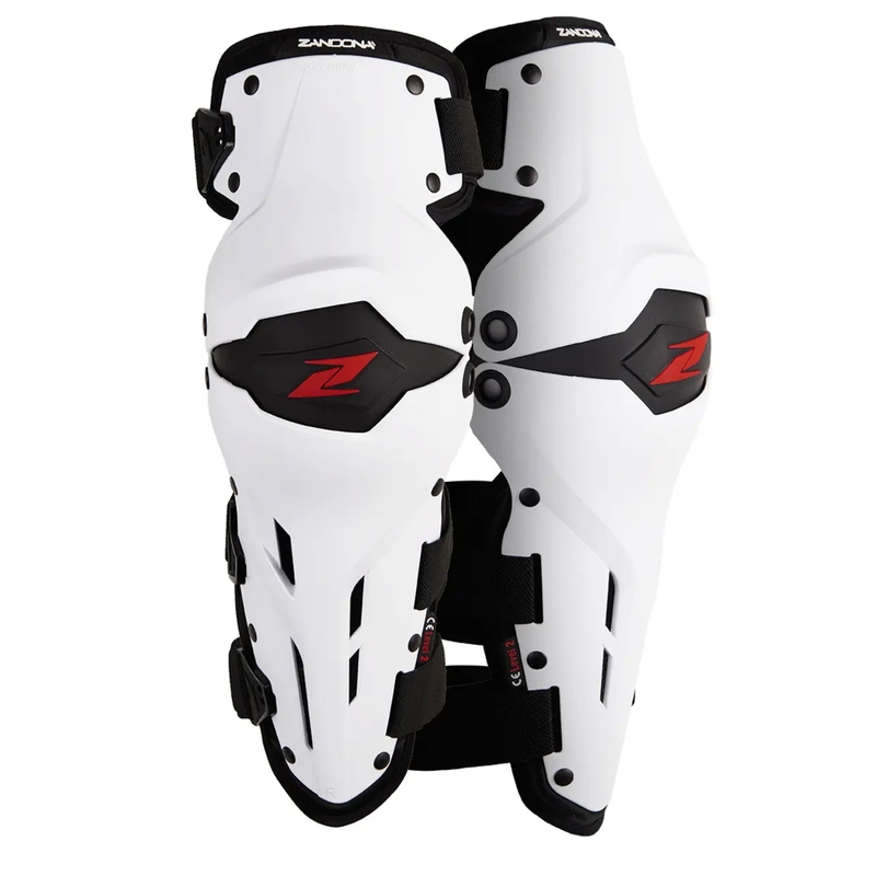 Motorrad-Knieschützer Zandona X-Treme Kneeguard weiß-schwarz