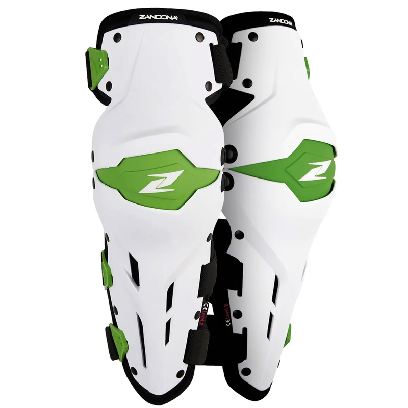 Motorrad-Knieschützer Zandona X-Treme Kneeguard weiß-grün