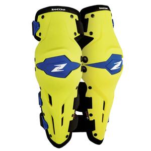 Motorrad-Knieschützer Zandona X-Treme Kneeguard gelb-blau