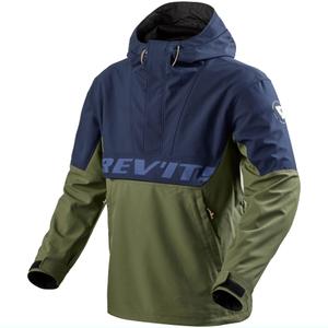 Motorradjacke Revit Smock Photon Dunkelblau-Grün