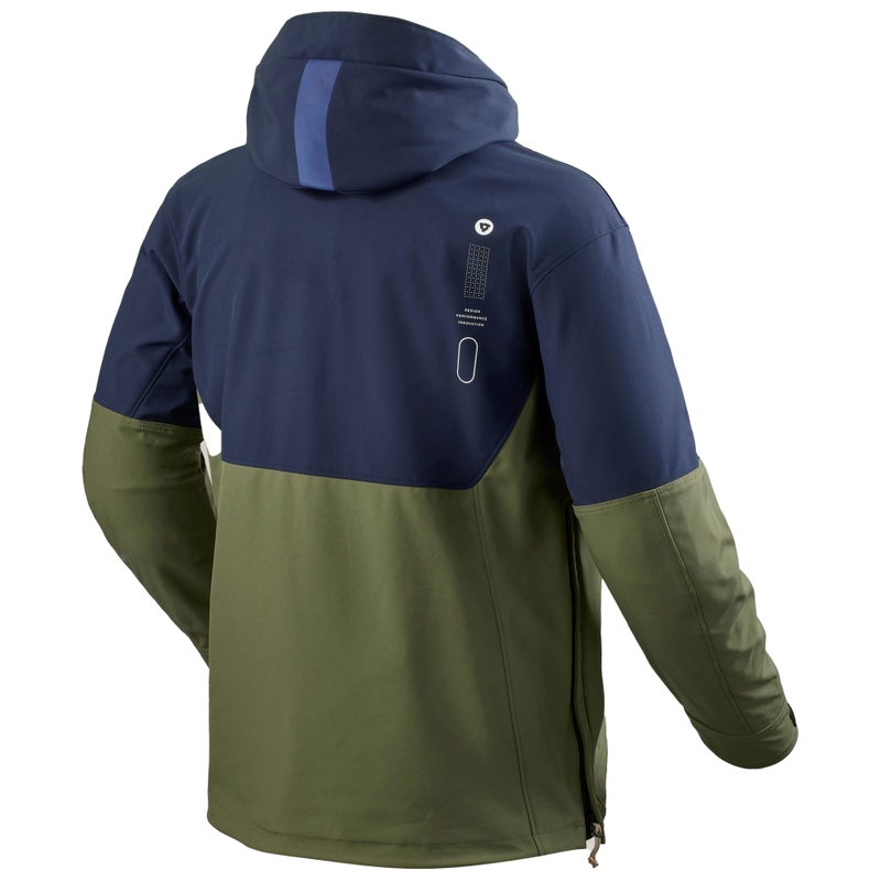 Motorradjacke Revit Smock Photon Dunkelblau-Grün