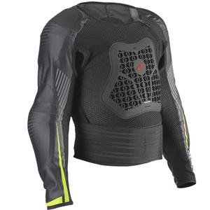 Kinder Sicherheitsweste Zandona Netcube Jacket X7 schwarz-fluo gelb 121 - 135 cm