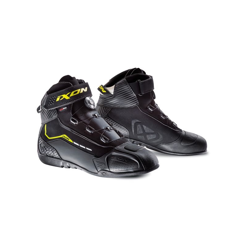 Motorradstiefel IXON Soldier EVO schwarz-gelb Ausverkauf