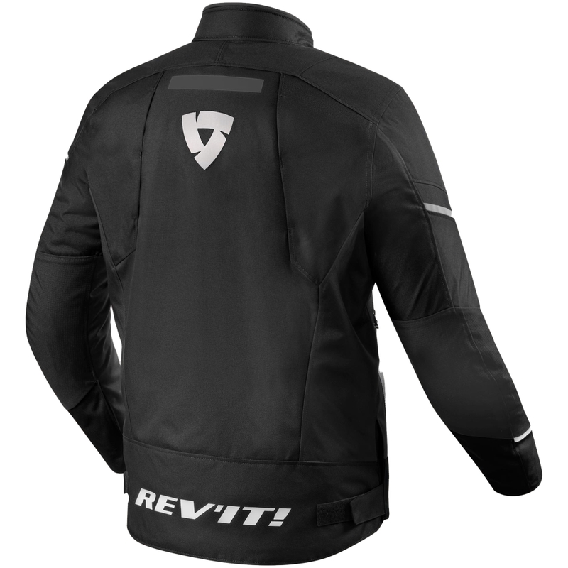 Revit Undulate H2O Motorradjacke schwarz-weiß