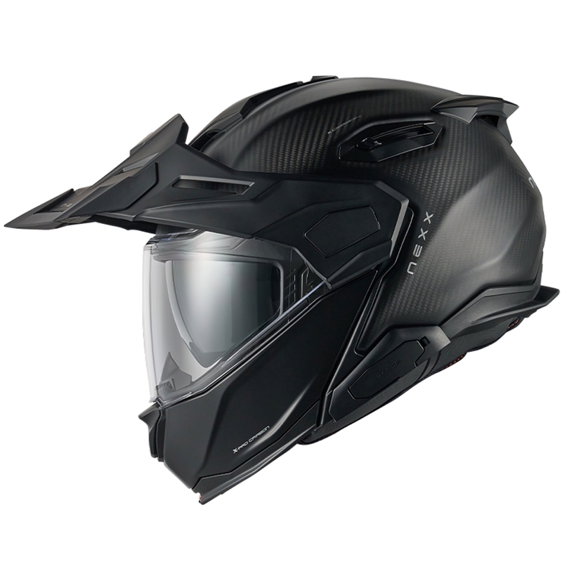 Klapphelm für Motorrad Nexx X.Lifecountry Zero PRO mattschwarz