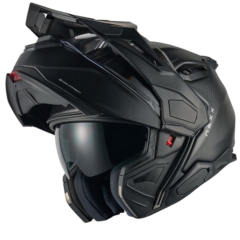 Klapphelm für Motorrad Nexx X.Lifecountry Zero PRO mattschwarz