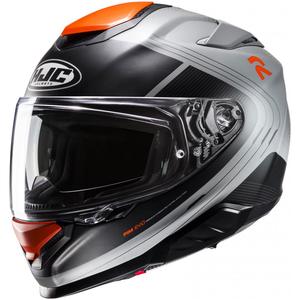 Integralhelm Motorrad HJC RPHA 71 Frepe MC7SF grau-schwarz-orange