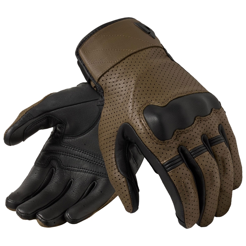 Revit New Heights Motorradhandschuhe braun-schwarz