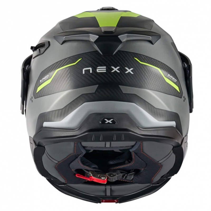 Klapphelm für Motorrad Nexx X.Lifecountry Terra matt grau-fluo gelb