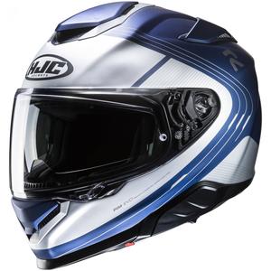 Integralhelm Motorrad HJC RPHA 71 Frepe MC2SF blau-silber