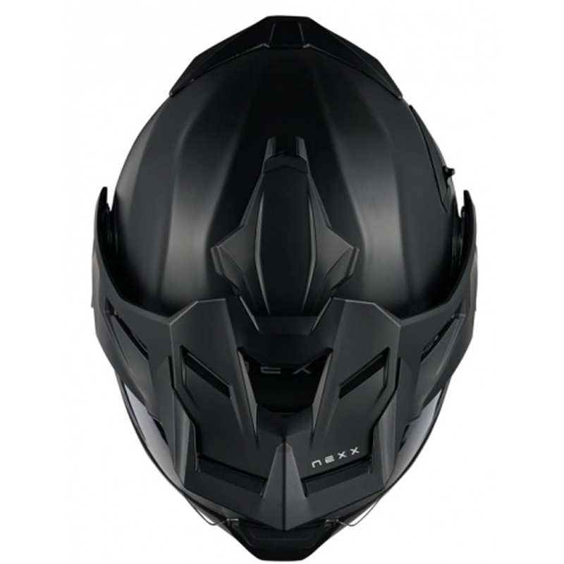 Klapphelm für Motorrad Nexx X.Lifecountry Plain mattschwarz