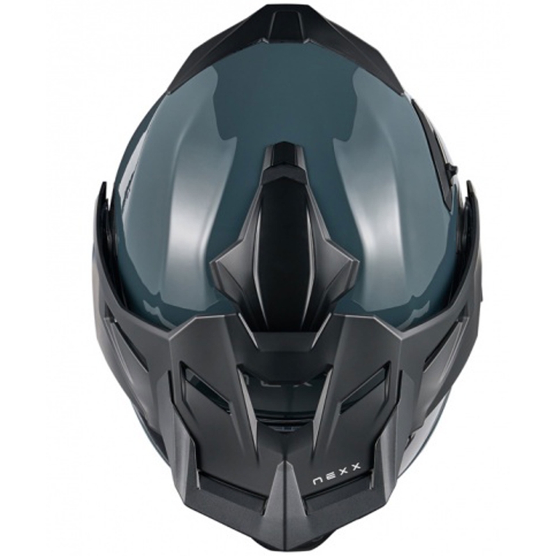Nexx X.Lifecountry Plain Motorrad-Klapphelm blau