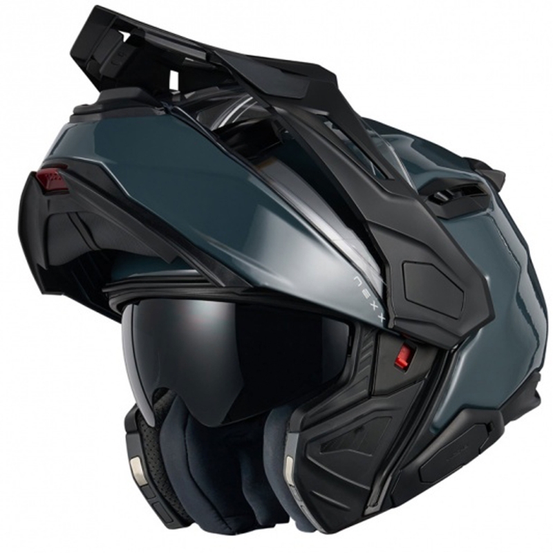 Nexx X.Lifecountry Plain Motorrad-Klapphelm blau