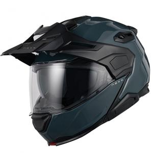Nexx X.Lifecountry Plain Motorrad-Klapphelm blau