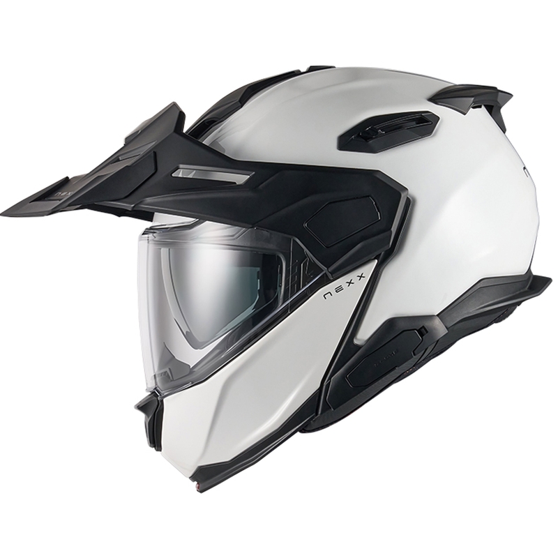 Klapphelm für Motorrad Nexx X.Lifecountry Plain weiß