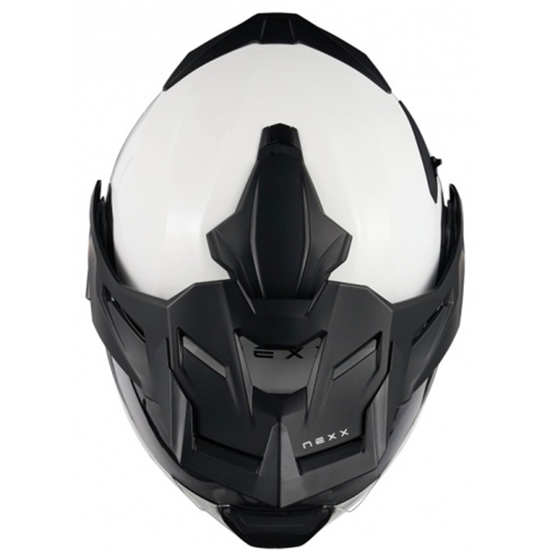 Klapphelm für Motorrad Nexx X.Lifecountry Plain weiß