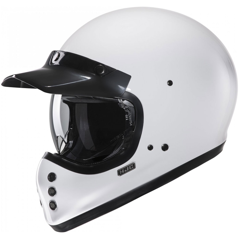 HJC V60 Solid Integralhelm Motorrad weiß